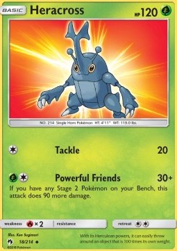 Heracross - Lost Thunder #18/214