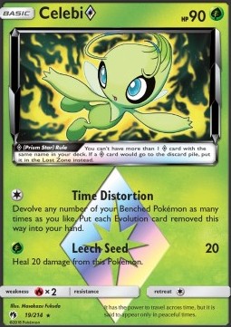 Celebi ◇ - Lost Thunder #19/214