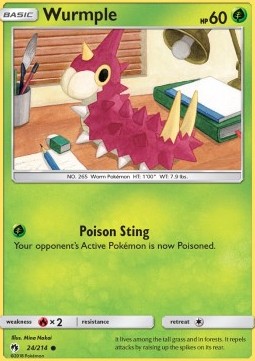 Wurmple - Lost Thunder #24/214