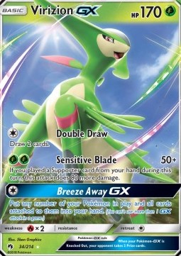Virizion GX - Lost Thunder #34/214