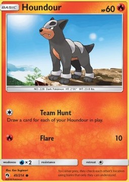 Houndour - Lost Thunder #45/214