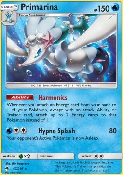 Primarina - Lost Thunder #67/214
