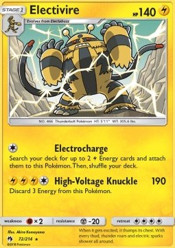 Electivire - Lost Thunder #72/214