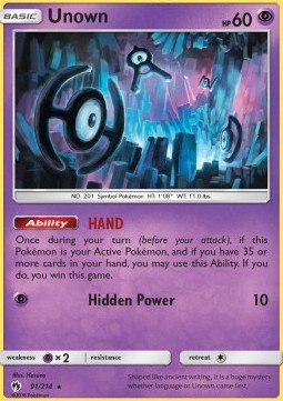 Unown - Lost Thunder #91/214