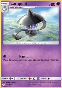 Lampent - Lost Thunder #102/214