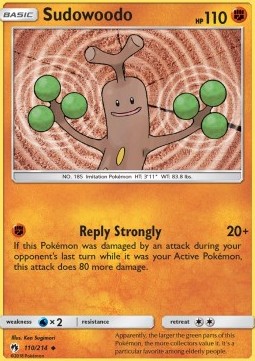 Sudowoodo - Lost Thunder #110/214