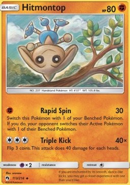 Hitmontop - Lost Thunder #113/214