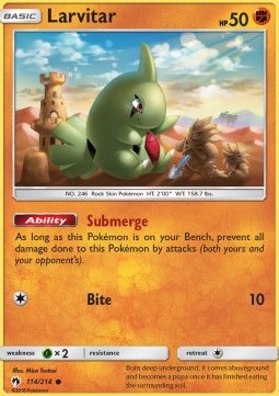 Larvitar - Lost Thunder #114/214