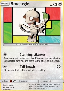 Smeargle - Lost Thunder #157/214