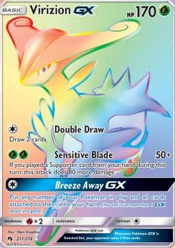 Virizion GX - Lost Thunder #217/214