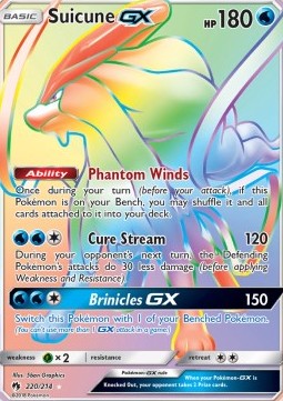 Suicune GX - Lost Thunder #220/214