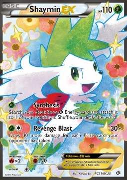 Shaymin EX - Legendary Treasures #21/113