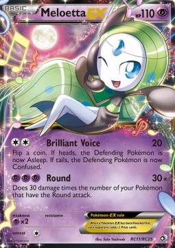 Meloetta EX Legendary Treasures #11/113