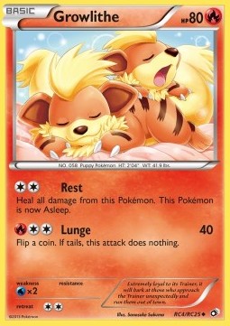 Growlithe - Legendary Treasures #4/113