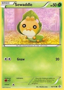 Sewaddle Legendary Treasures #10/113
