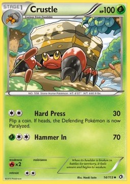 Crustle - Legendary Treasures #14/113
