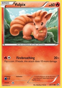 Vulpix - Legendary Treasures #20/113