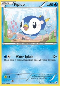 Piplup - Legendary Treasures #33/113