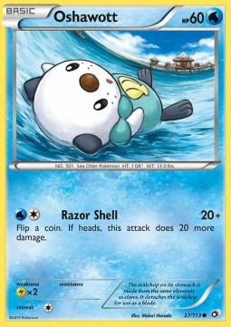 Oshawott - Legendary Treasures #37/113
