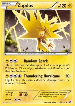 Zapdos - Legendary Treasures #46/113