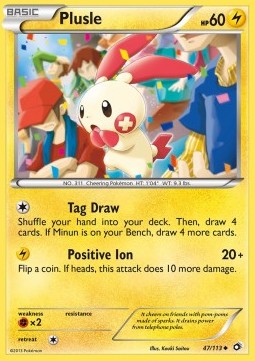 Plusle - Legendary Treasures #47/113