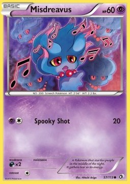 Misdreavus - Legendary Treasures #57/113