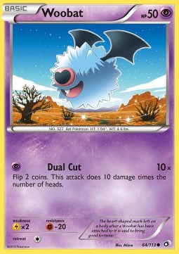 Woobat - Legendary Treasures #64/113