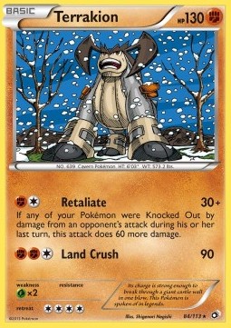 Terrakion - Legendary Treasures #84/113