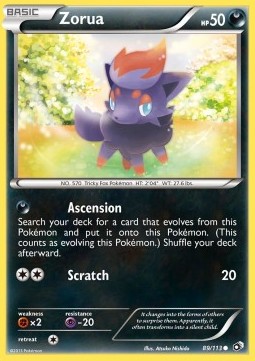 Zorua - Legendary Treasures #89/113