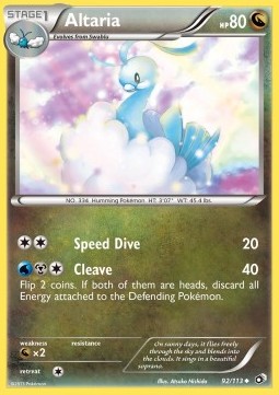 Altaria - Legendary Treasures #92/113