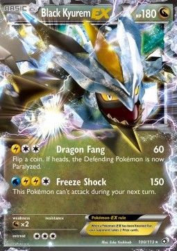Black Kyurem EX Legendary Treasures #100/113