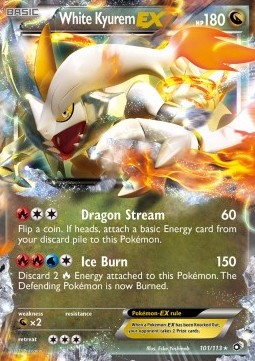 White Kyurem EX Legendary Treasures #101/113