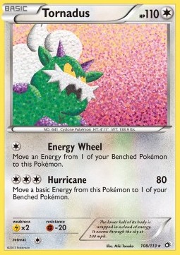 Tornadus - Legendary Treasures #108/113