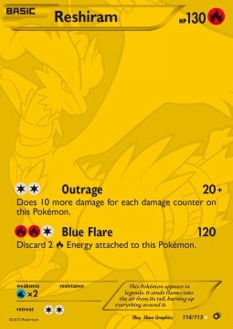 Reshiram - Legendary Treasures #114/113