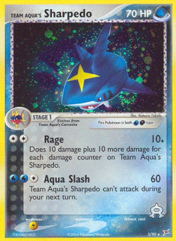Team Aqua's Sharpedo EX Team Magma vs Team Aqua #5