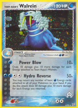 Team Aqua's Walrein EX Team Magma vs Team Aqua #6