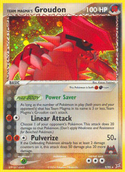 Team Magma's Groudon EX Team Magma vs Team Aqua #9