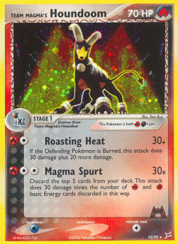 Team Magma's Houndoom EX Team Magma vs Team Aqua #10