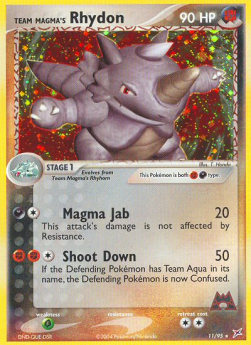 Team Magma's Rhydon EX Team Magma vs Team Aqua #11