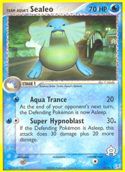 Team Aqua's Sealeo EX Team Magma vs Team Aqua #16