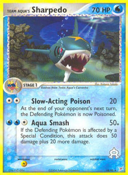 Team Aqua's Sharpedo EX Team Magma vs Team Aqua #18