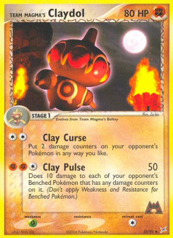 Team Magma's Claydol EX Team Magma vs Team Aqua #33