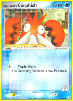 Team Aqua's Corphish EX Team Magma vs Team Aqua #50