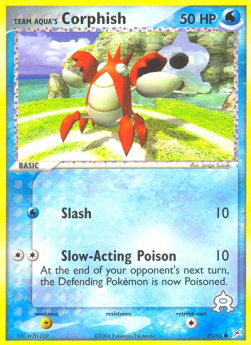 Team Aqua's Corphish EX Team Magma vs Team Aqua #51