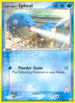 Team Aqua's Spheal EX Team Magma vs Team Aqua #56