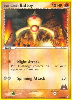 Team Magma's Baltoy EX Team Magma vs Team Aqua #61