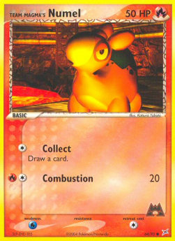 Team Magma's Numel EX Team Magma vs Team Aqua #64