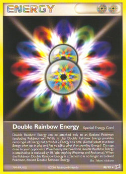 Double Rainbow Energy EX Team Magma vs Team Aqua #88