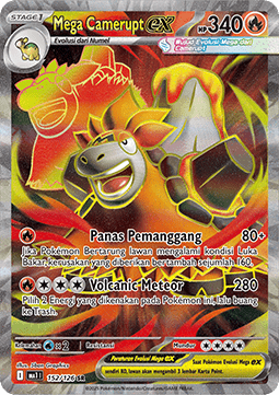 Mega Camerupt ex Mega Evolution ID/TH #152