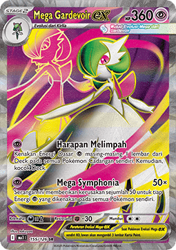 Mega Gardevoir ex Mega Evolution ID/TH #155